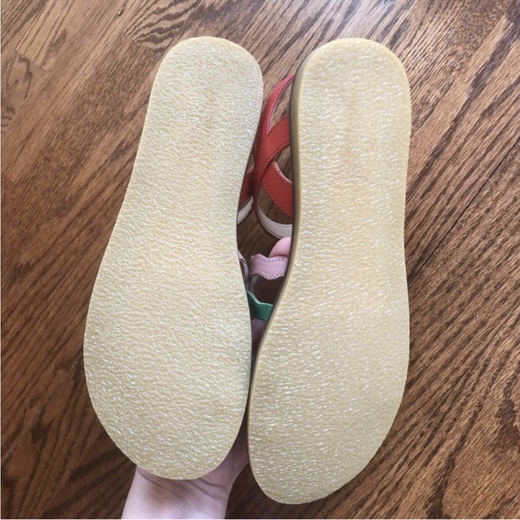 NWOT Mini Boden Rainbow Sandals Girls 7 - Picture 6 of 7